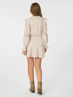 Neo Noir Aran S voile Dress Ivory Clearance