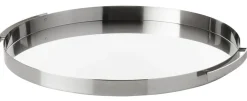 Arne Jacobsen serveringsbakke Ø 33,5 cm steel>Stelton New