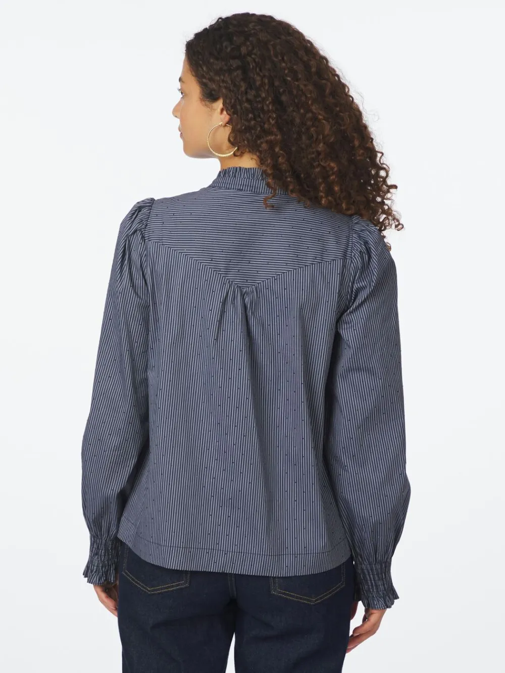 Astrida Stripe Stone Blouse>Neo Noir Online