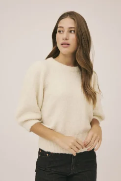 Magasin du Nord Collection Avelyn 6 Strikket bluse - GRS Star white Clearance