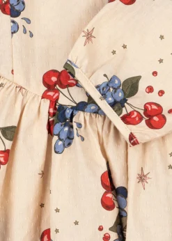 Konges Sløjd AVI LS BOW DRESS GOTS M00141 Sale