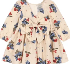 Konges Sløjd AVI LS BOW DRESS GOTS M00141 Sale