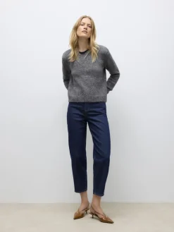 Aware AWBETSY HR MOM DNM JEANS BA3294 Dark blue denim/rinse Outlet