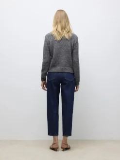 Aware AWBETSY HR MOM DNM JEANS BA3294 Dark blue denim/rinse Outlet