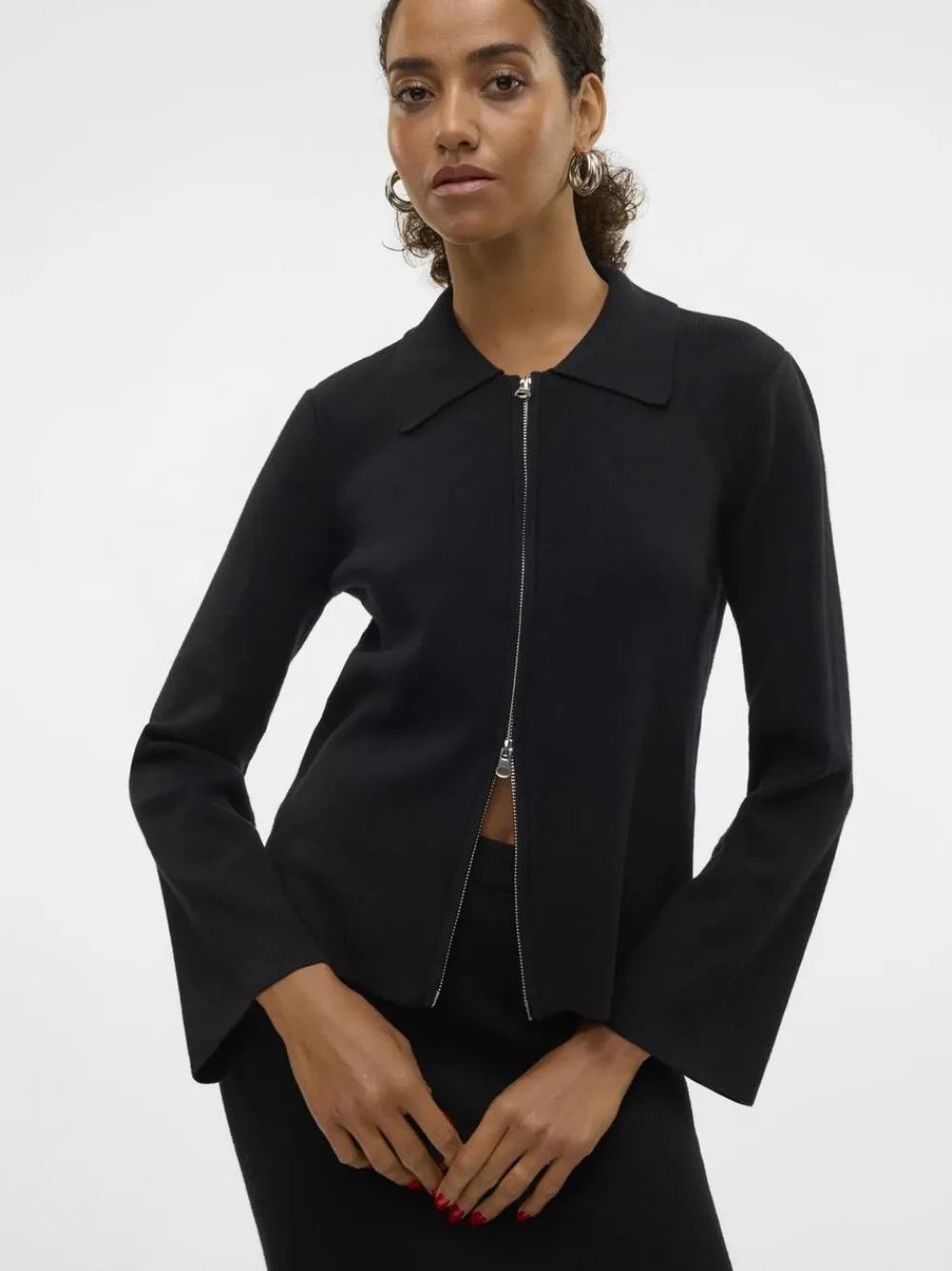 Aware AWHANNA LS KNIT CARDIGAN NOOS Black Outlet