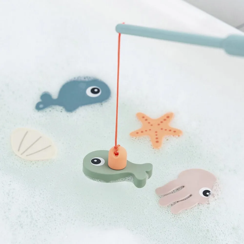 Done by Deer Bade- og fiskelegetøj Sea friends Farvemix Online