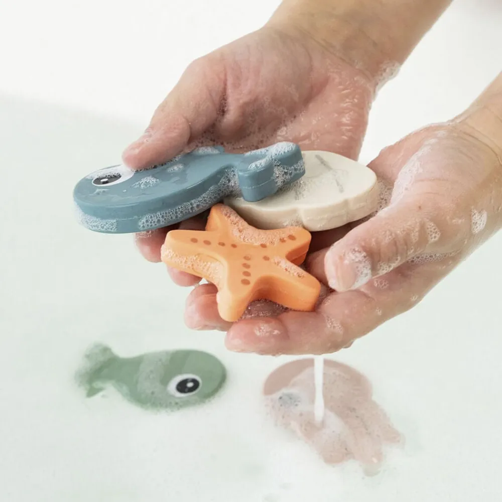 Done by Deer Bade- og fiskelegetøj Sea friends Farvemix Online