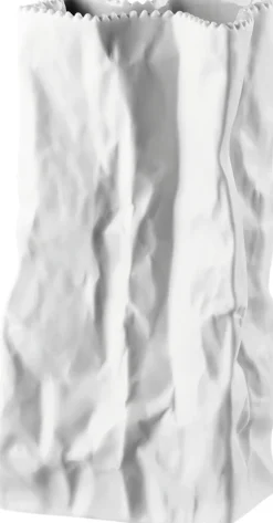 Rosenthal Bag vase 22cm, Weiss matt, Do not litter Sale