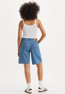 Levi's BAGGY DAD JORT FOOLISH LOVE Blå Hot