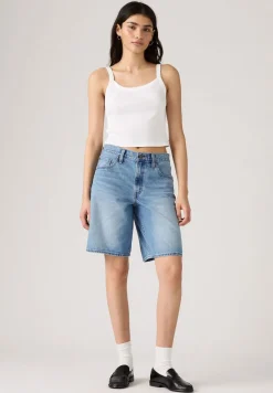 Levi's BAGGY DAD JORT TAKE EVERYDAY Blå Hot