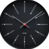 Arne Jacobsen Clocks Bankers Vægur Ø21 sort