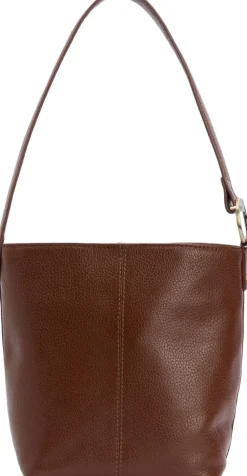 Cedar Leather Bucket Bag><noscript><img width=