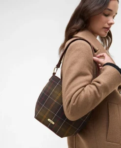 Cedar Tartan Bucket Bag><noscript><img width=