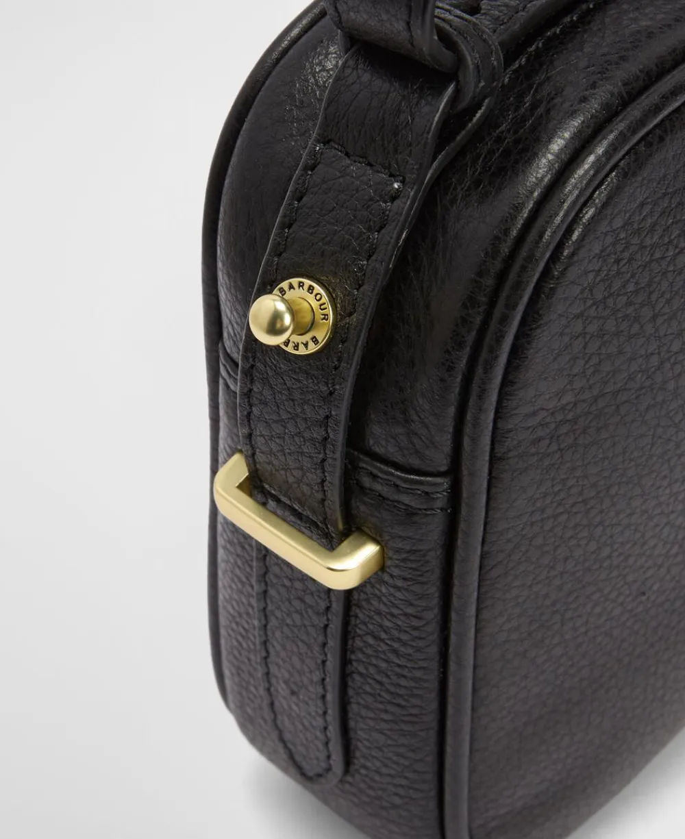 Dame Barbour Daphne Leather Crossbody Bag