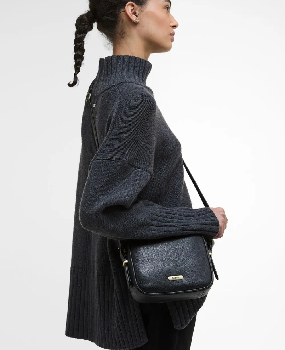 Dame Barbour Daphne Leather Crossbody Bag