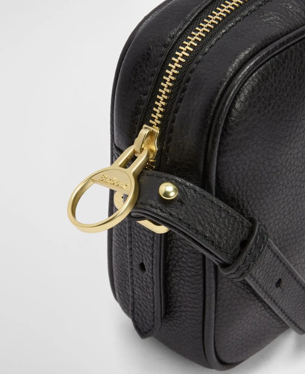 Dame Barbour Daphne Leather Crossbody Bag