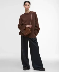 Dame Barbour Daphne Leather Crossbody Bag