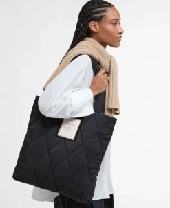 Mariah Quilted Tote Bag><noscript><img width=