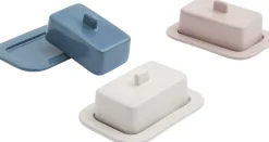 Hay Barro Butter Dish-Pink