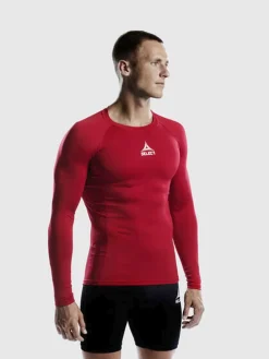 Select Baselayer langærmet R&oslash;d Sale