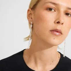 BASIL øreringe sølvbelagt>Pilgrim New