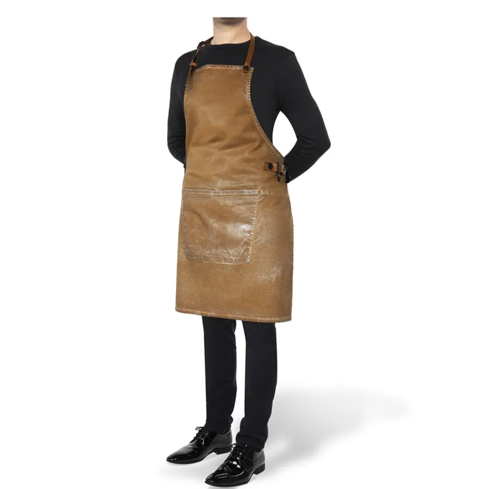 DutchDeluxes BBQ Style Apron Gold Wash New
