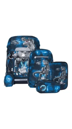 Beckmann of Norway Beckmann Classic Skoletaskesæt Tech rex Hot