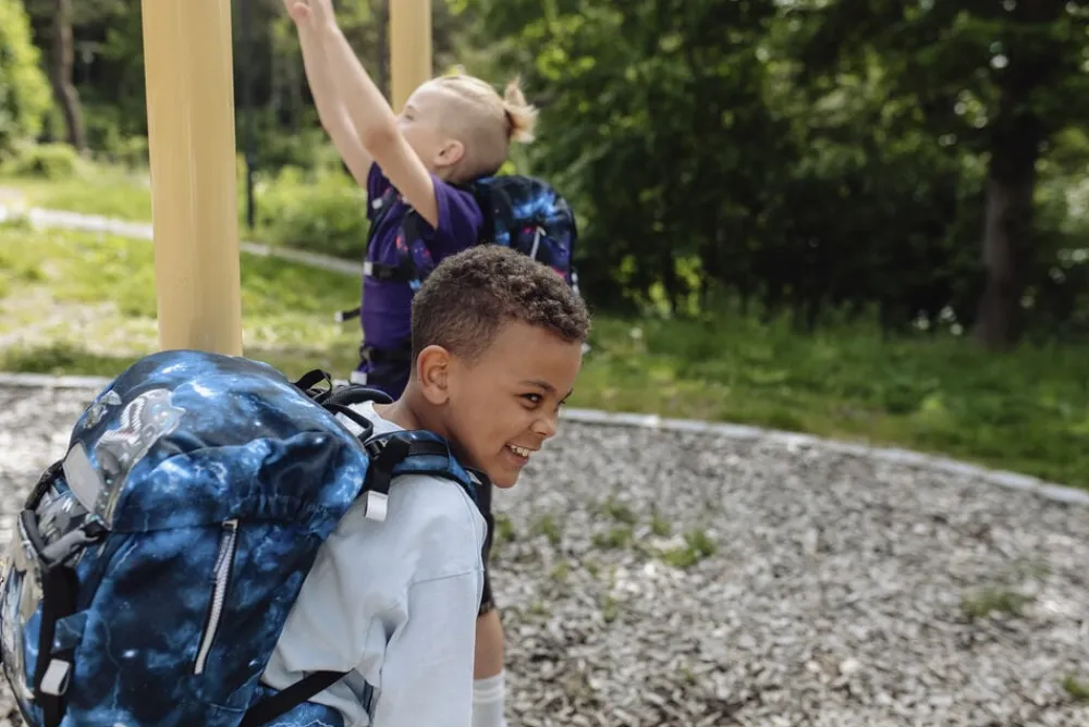 Beckmann of Norway Beckmann Classic Skoletaskesæt Tech rex Hot