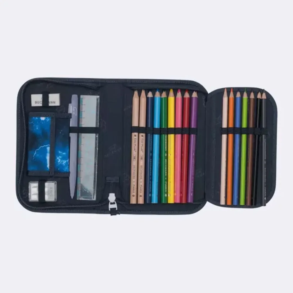 Beckmann of Norway Beckmann Classic Skoletaskesæt Tech rex Hot