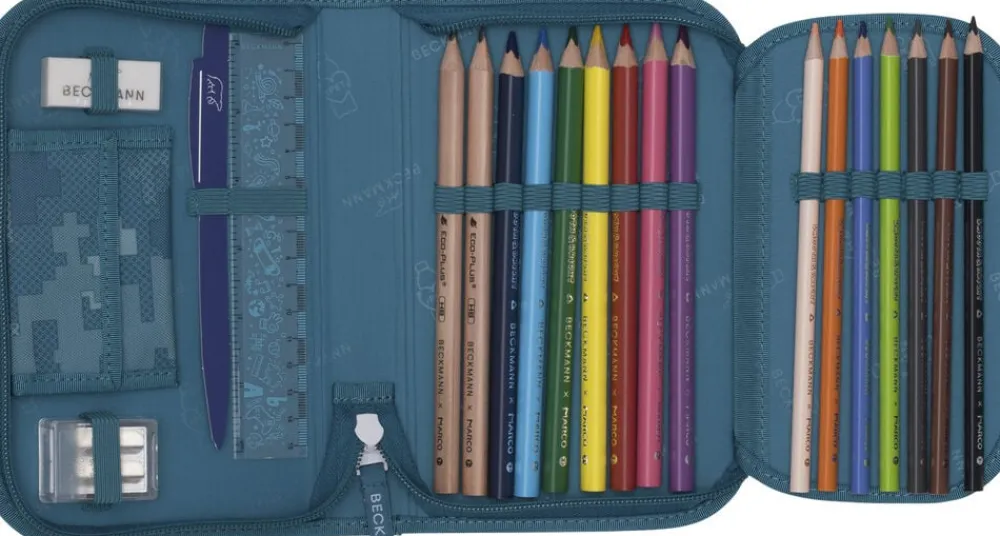 Beckmann of Norway Beckmann Etlags penalhus m/indhold Jungle game Clearance