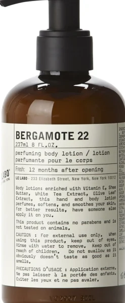 Bergamote 22 Perfuming Body Lotion 237ml>Le Labo Outlet