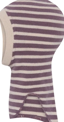 mpKids Bergen striped balaclava Grape shake Discount