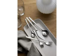 Bestiksæt Fuga 60 dele Mat/Blankt stål>Gense