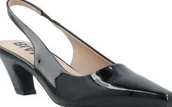 Bianco BIABALEY Slingback Faux Leather Black patent