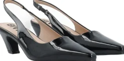 Bianco BIABALEY Slingback Faux Leather Black patent