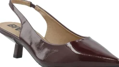 BIAKRISTIN Kitten Heel Slingback Patent>Bianco New
