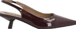 BIAKRISTIN Kitten Heel Slingback Patent>Bianco New