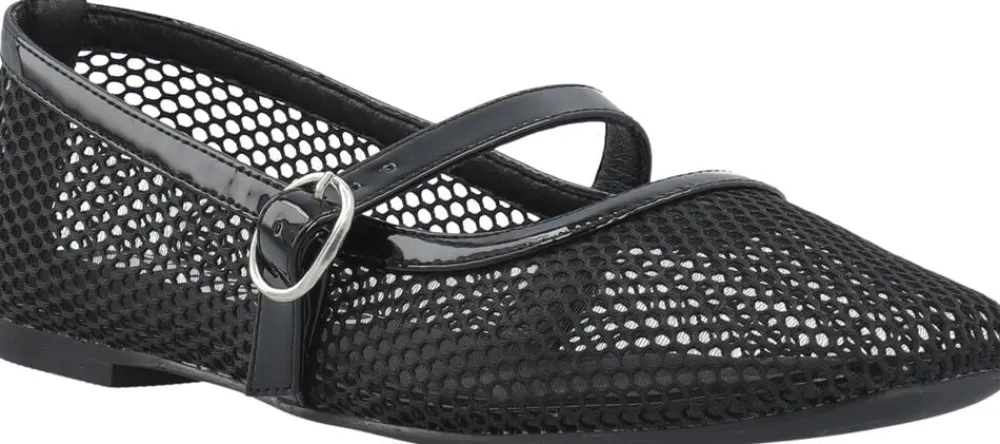 BIALILJA Mary Jane Mesh>Bianco Clearance