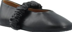 Bianco BIALUNA Scrunchie Ballet Flat Faux Leather Black Clearance