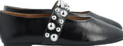 Bianco BIALUNA Studded Ballet Flat Faux Leather Black Outlet