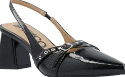 Bianco BIAMARALYN Buckle Slingback Faux Leather Black patent Online