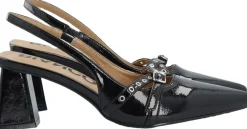Bianco BIAMARALYN Buckle Slingback Faux Leather Black patent Online