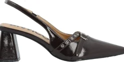 BIAMARALYN Buckle Slingback Faux Leather>Bianco Best