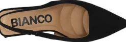 Bianco BIAMARALYN Slingback Faux Suede Black