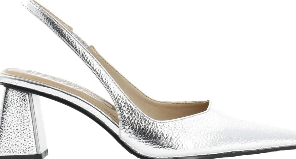 BIAMARALYN Slingback Metallic>Bianco Discount