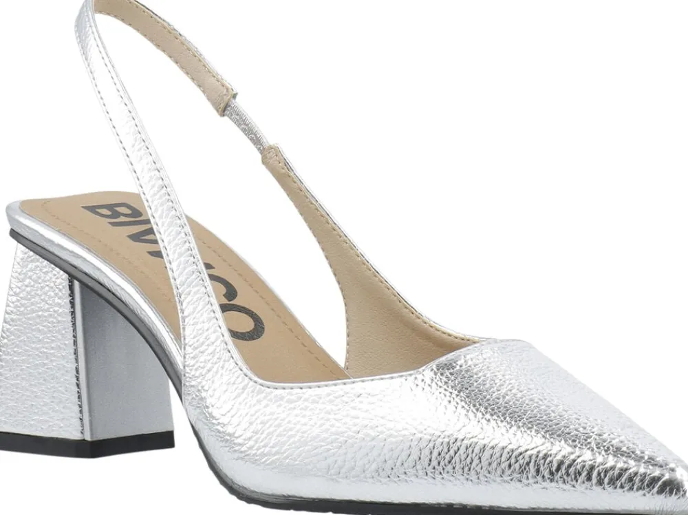 BIAMARALYN Slingback Metallic>Bianco Discount