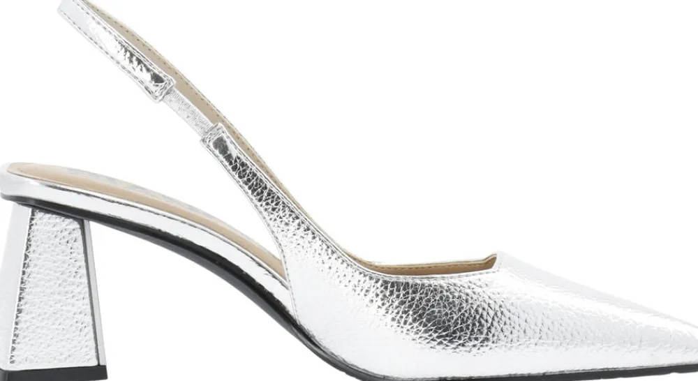BIAMARALYN Slingback Metallic>Bianco Discount