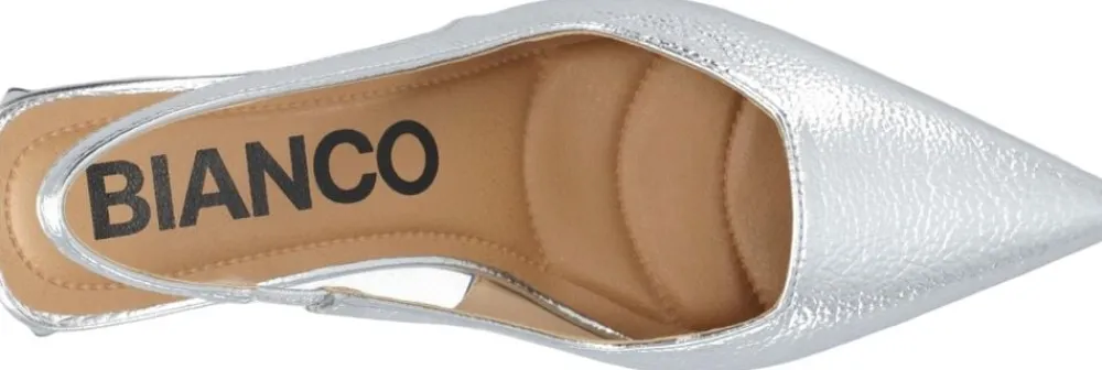 BIAMARALYN Slingback Metallic>Bianco Discount