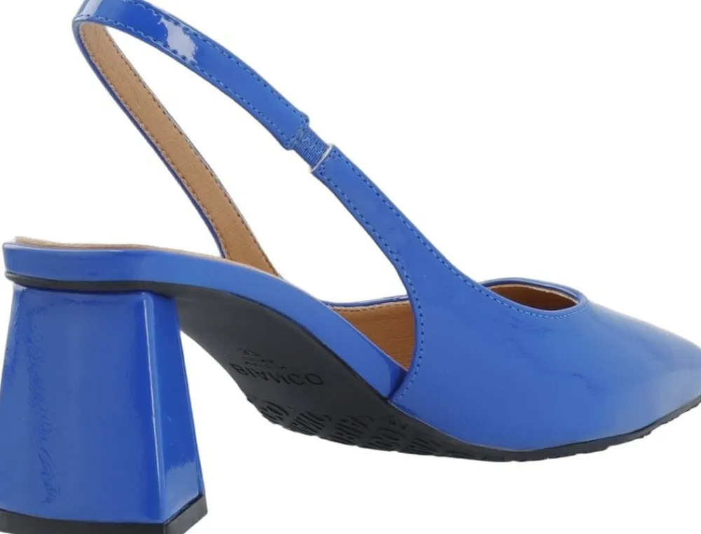 Bianco BIAMARALYN Slingback Patent Indigo blue