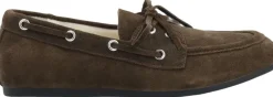 Bianco BIAMARLENE Boat Shoe Suede Brown New